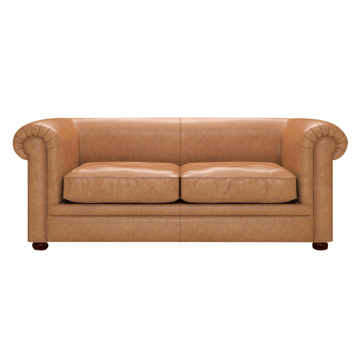 Austen 3 Sits Chesterfield Soffa Old English Tan