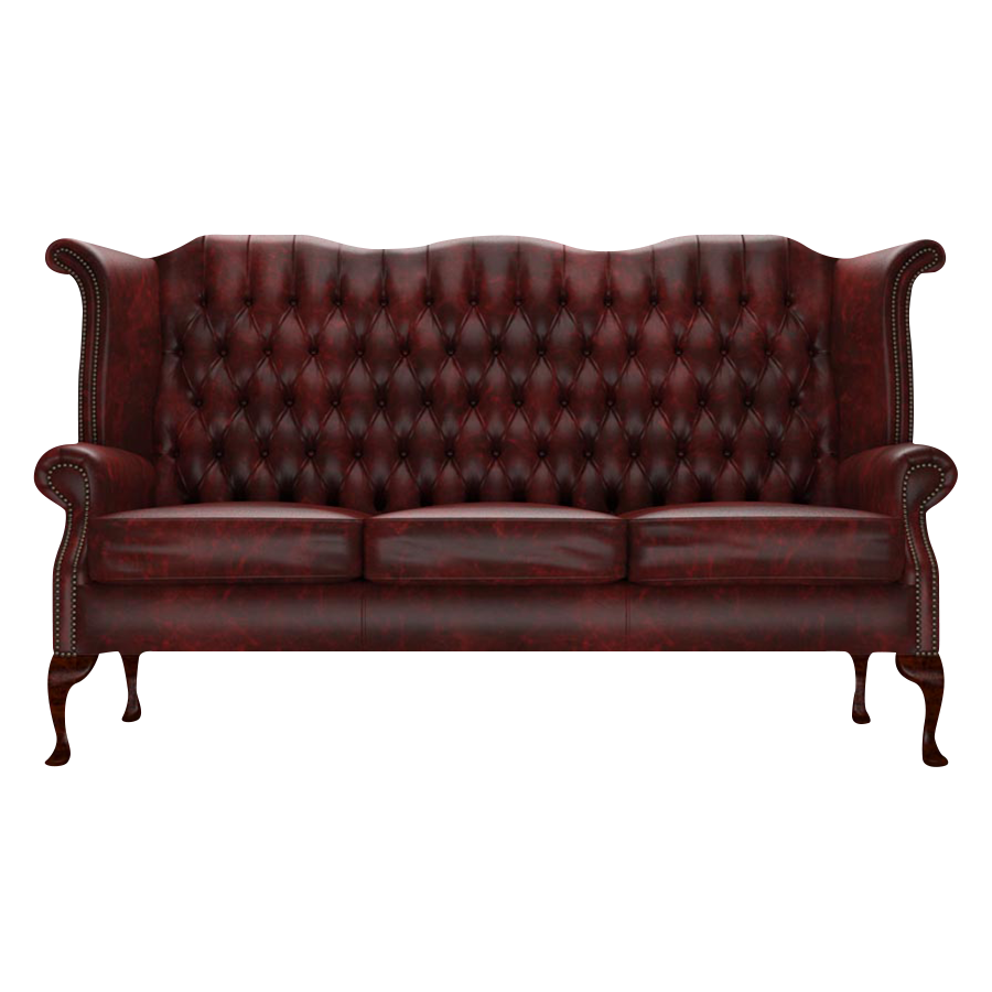 Byron 3 Sits Chesterfield Soffa Etna Red