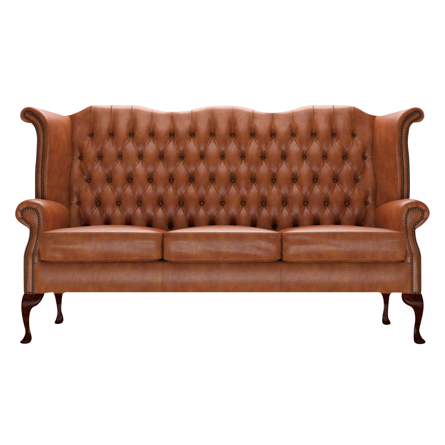 Byron 3 Sits Chesterfield Soffa Old English Bruciato
