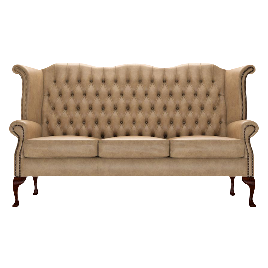 Byron 3 Sits Chesterfield Soffa Old English Parchment