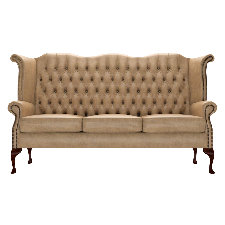 Byron 3 Sits Chesterfield Soffa Old English Parchment