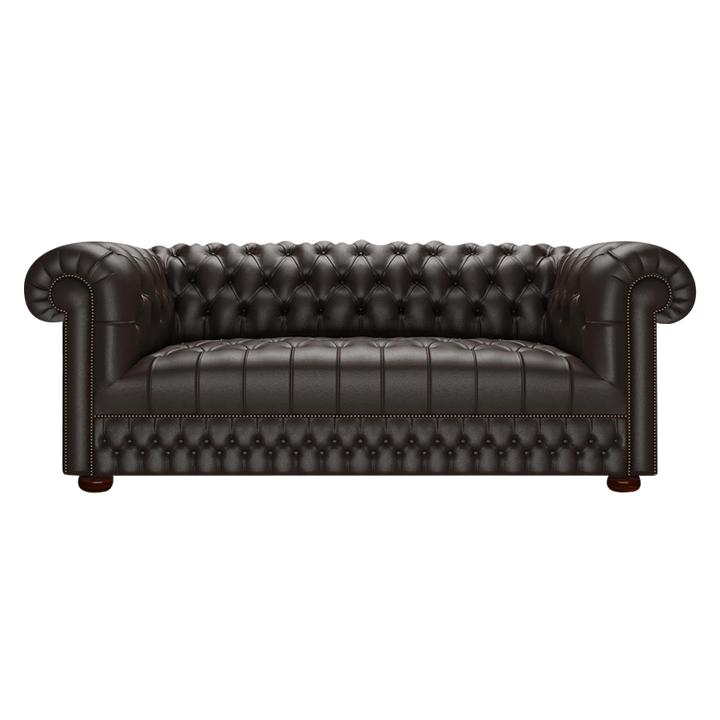 Cromwell 3 Sits Chesterfield Soffa Birch Brown