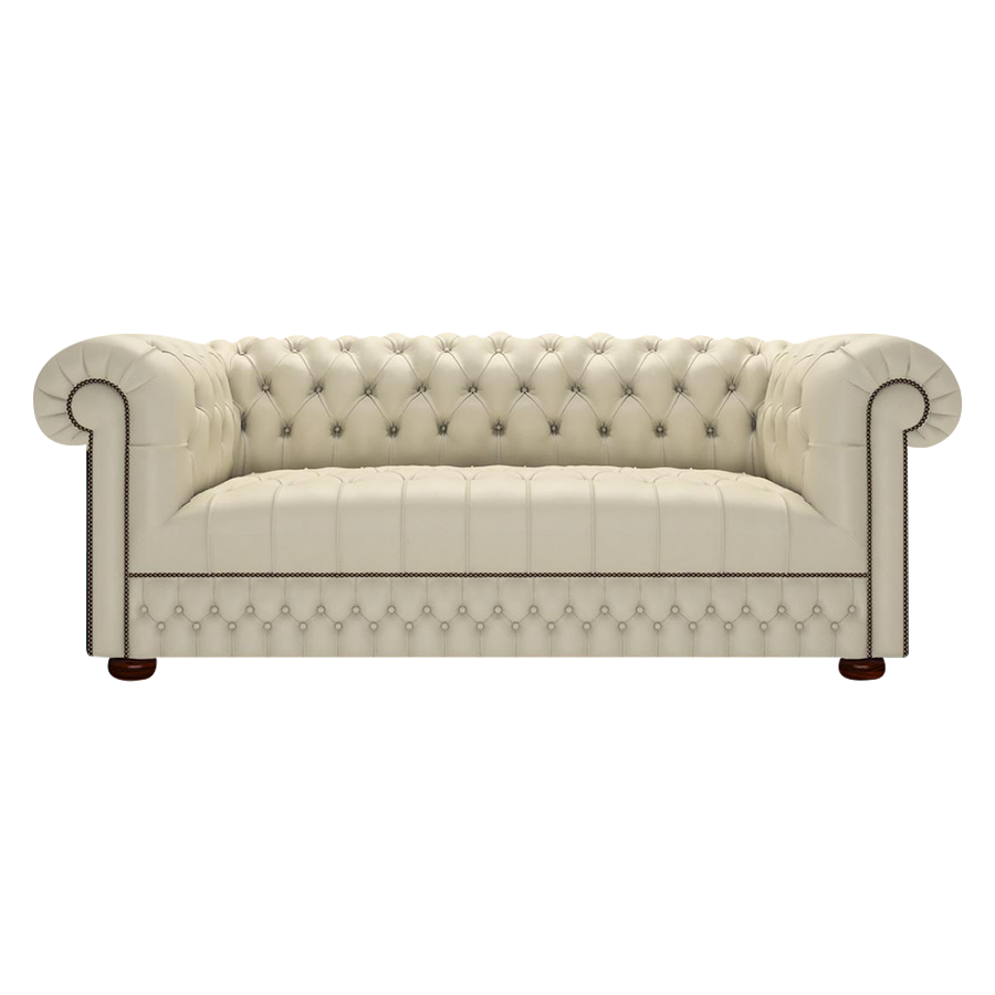 Cromwell 3 Sits Chesterfield Soffa Birch Ivory