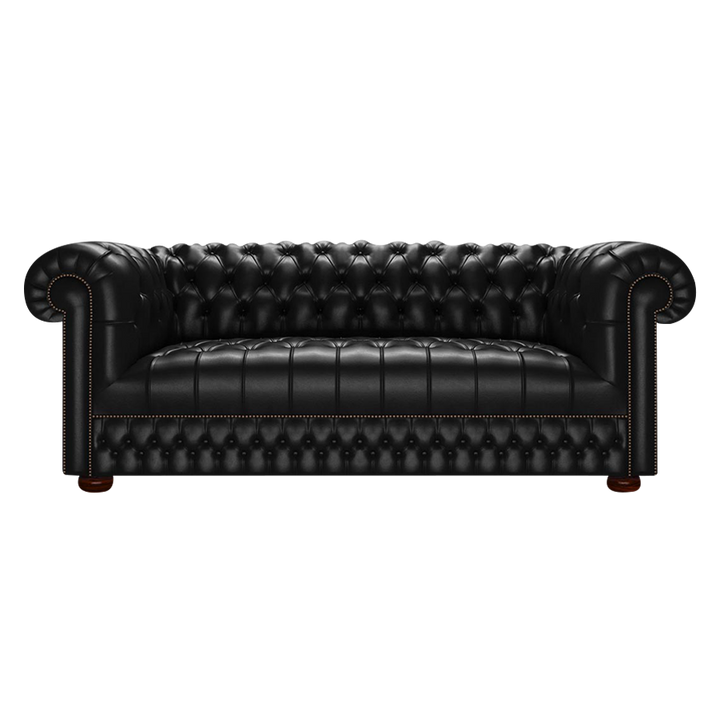 Cromwell 3 Sits Chesterfield Soffa Old English Black