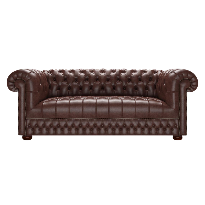 Cromwell 3 Sits Chesterfield Soffa Old English Dark Brown