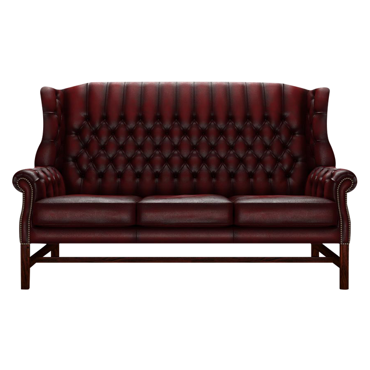 Darwin 3 Sits Chesterfield Soffa Antique Red