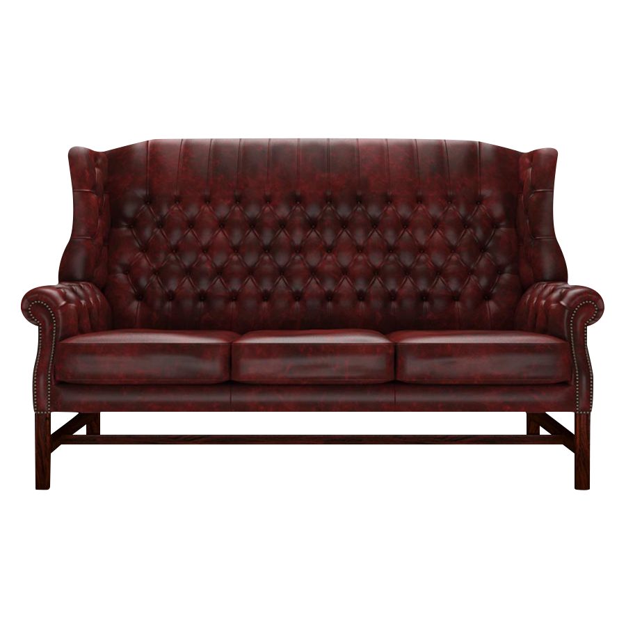 Darwin 3 Sits Chesterfield Soffa Etna Red