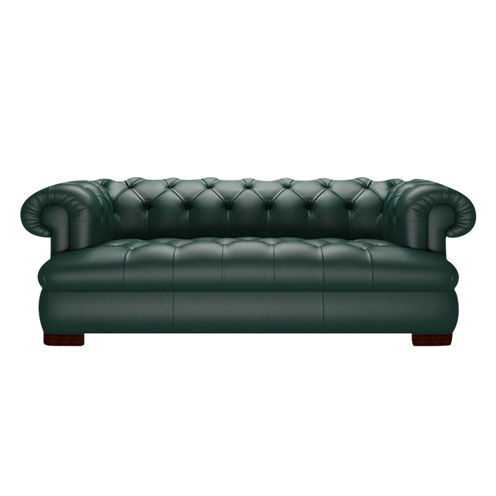 Drake 3 Sits Chesterfield Soffa Birch Forest Green