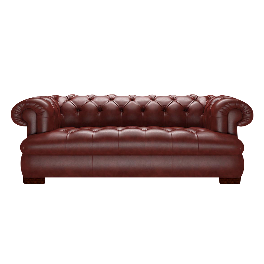 Drake 3 Sits Chesterfield Soffa Old English Chestnut