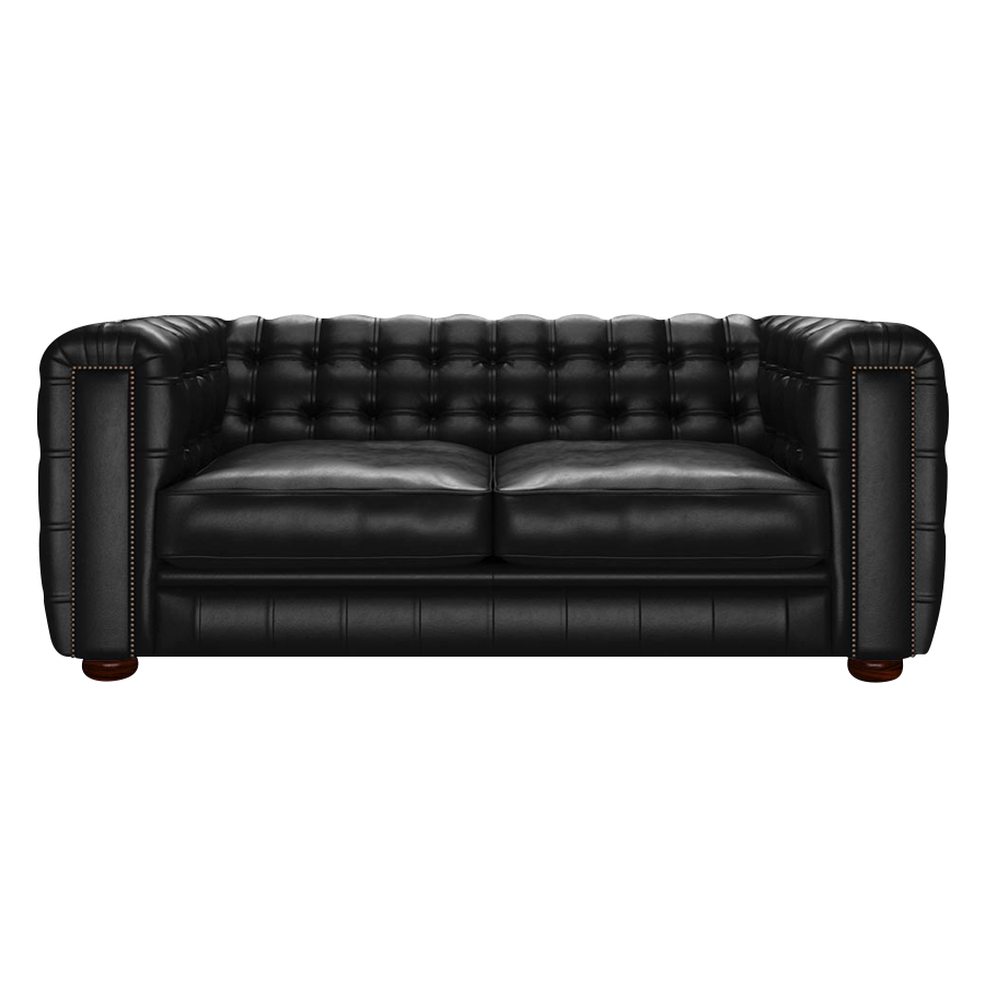 Kingsley 3 Sits Chesterfield Soffa Old English Black
