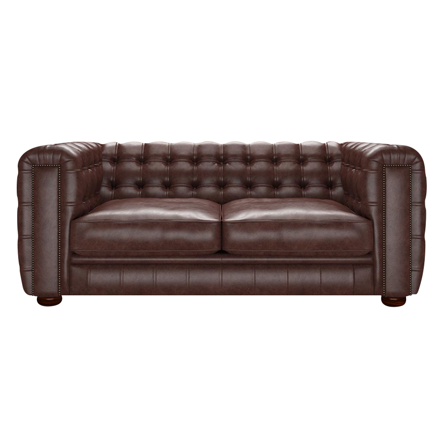 Kingsley 3 Sits Chesterfield Soffa Old English Dark Brown