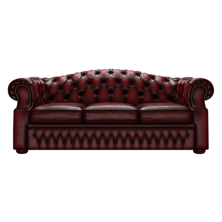 Lawrence 3 Sits Chesterfield Soffa Antique Red