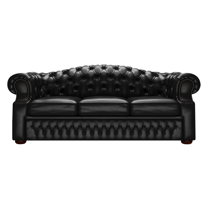 Lawrence 3 Sits Chesterfield Soffa Old English Black