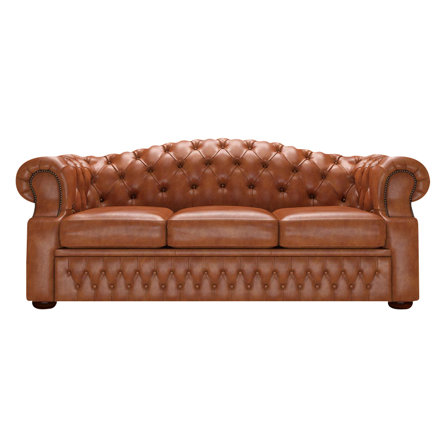 Lawrence 3 Sits Chesterfield Soffa Old English Bruciato