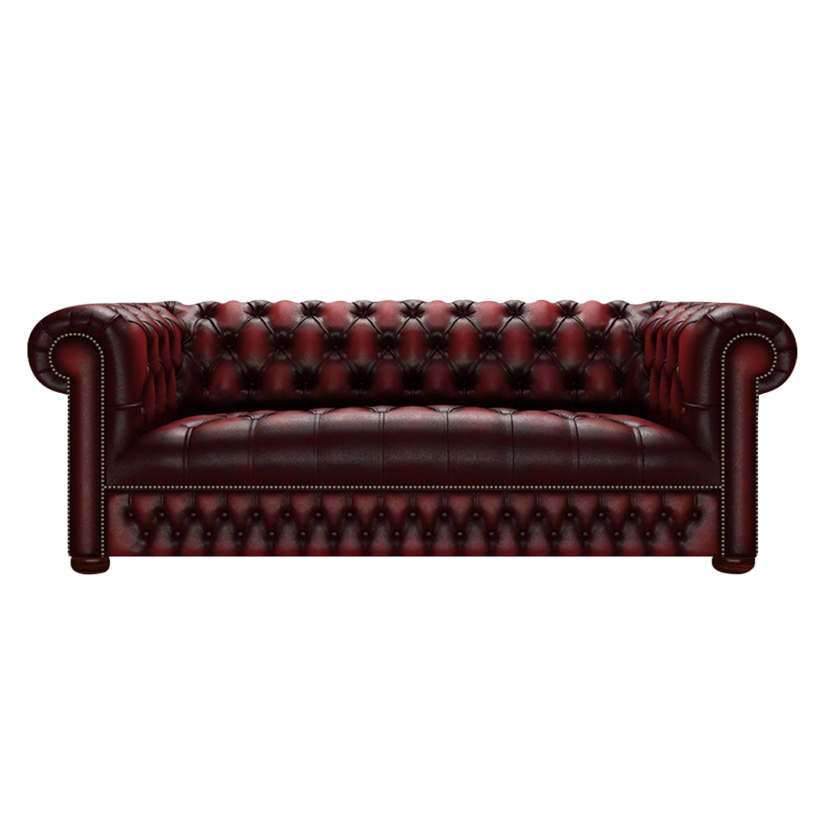 Linwood 3 Sits Chesterfield Soffa Antique Red