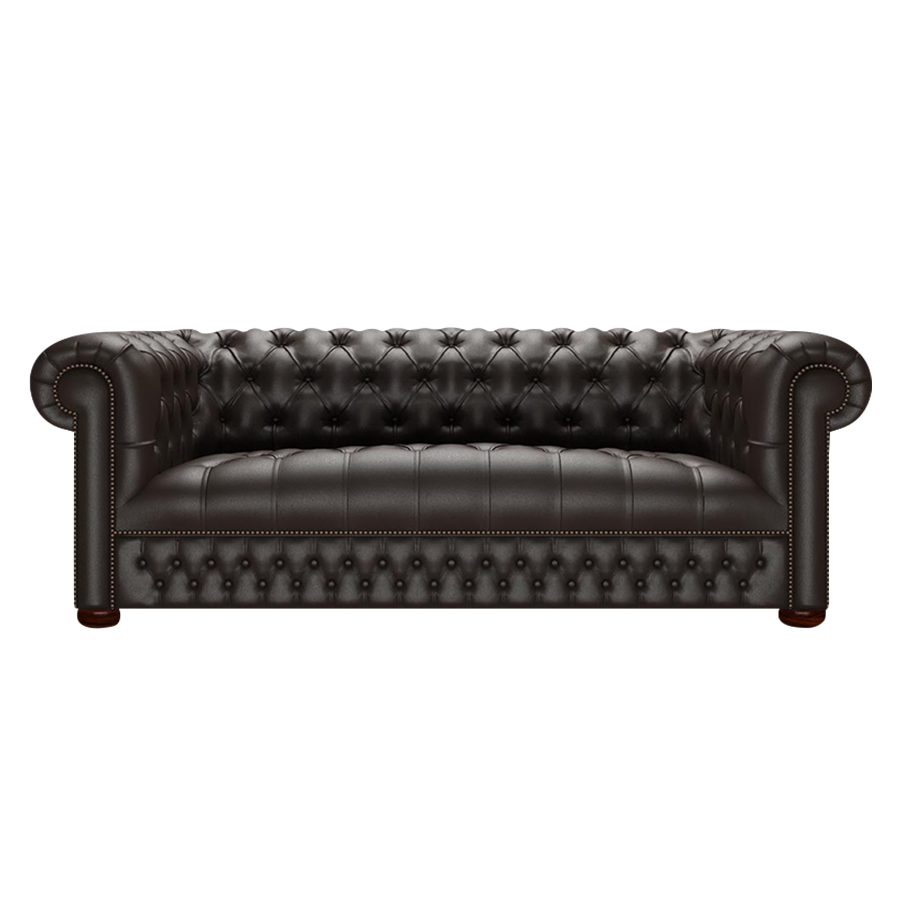 Linwood 3 Sits Chesterfield Soffa Birch Brown