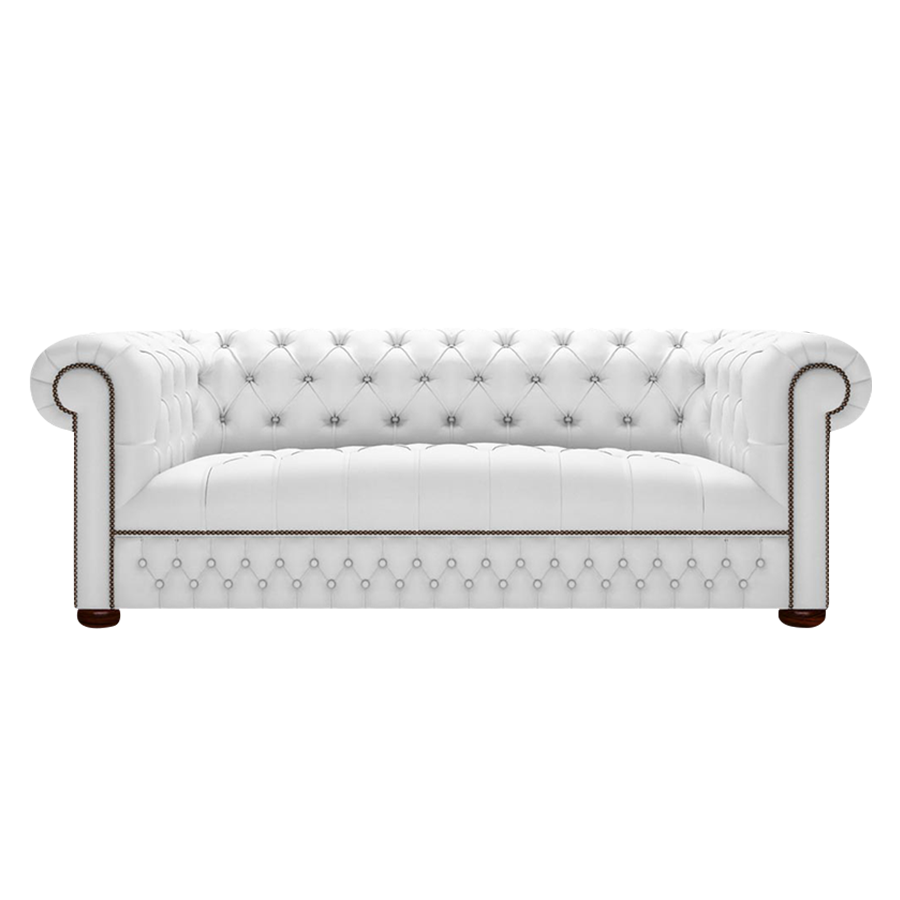 Linwood 3 Sits Chesterfield Soffa Birch White