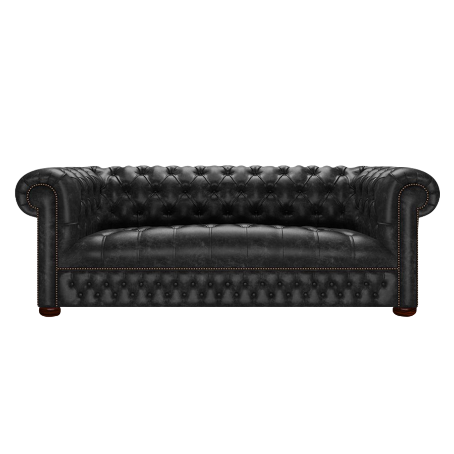 Linwood 3 Sits Chesterfield Soffa Etna Black
