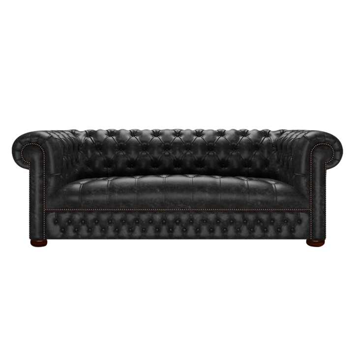 Linwood 3 Sits Chesterfield Soffa Etna Black
