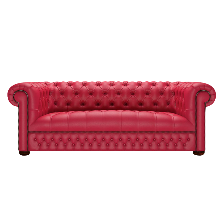Linwood 3 Sits Chesterfield Soffa Shelly Flame Red
