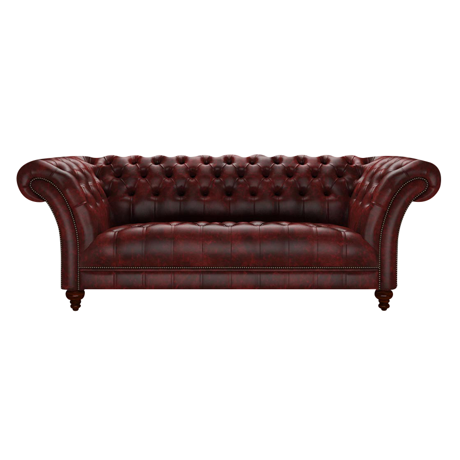 Montgomery 3 Sits Chesterfield Soffa Etna Red