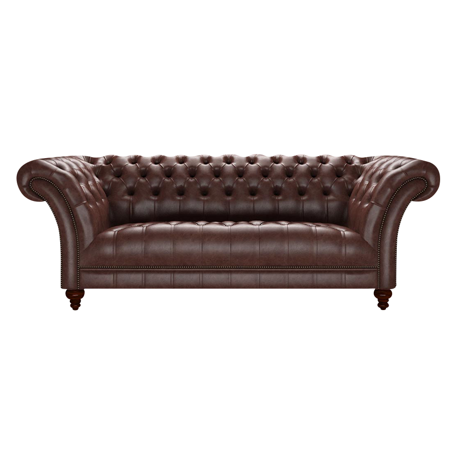 Montgomery 3 Sits Chesterfield Soffa Old English Dark Brown