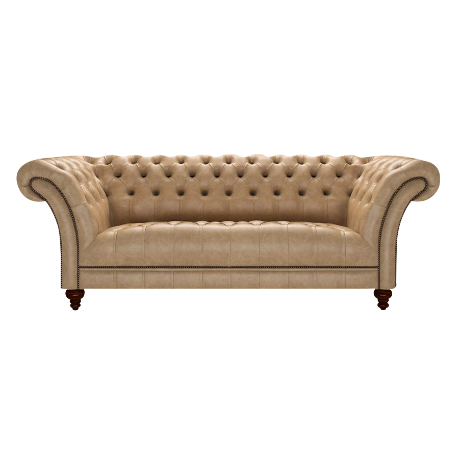 Montgomery 3 Sits Chesterfield Soffa Old English Parchment