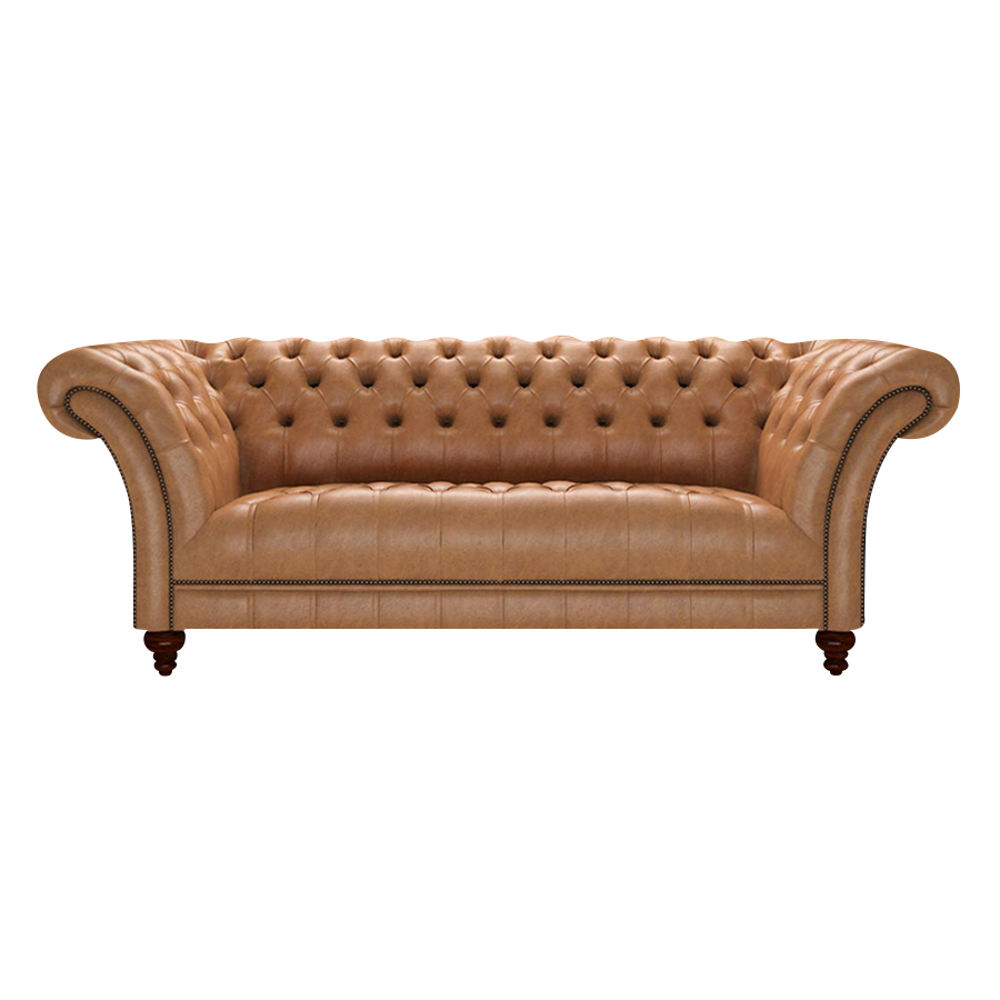 Montgomery 3 Sits Chesterfield Soffa Old English Tan
