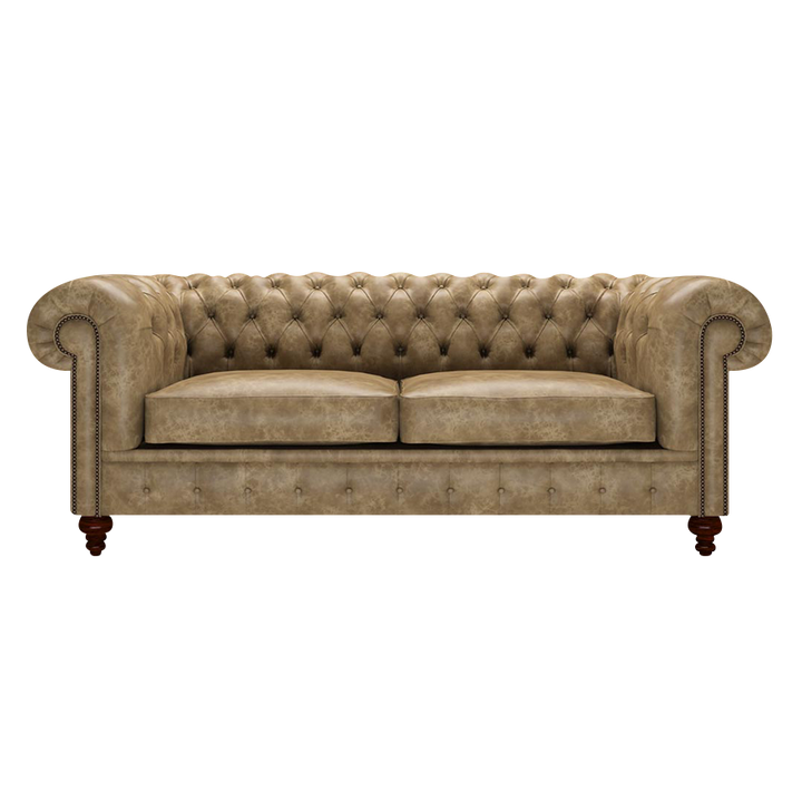 Raleigh 3 Sits Chesterfield Soffa Etna Beige