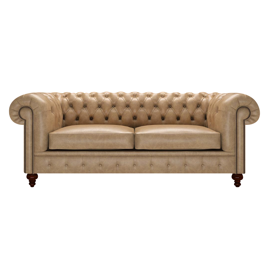 Raleigh 3 Sits Chesterfield Soffa Old English Parchment