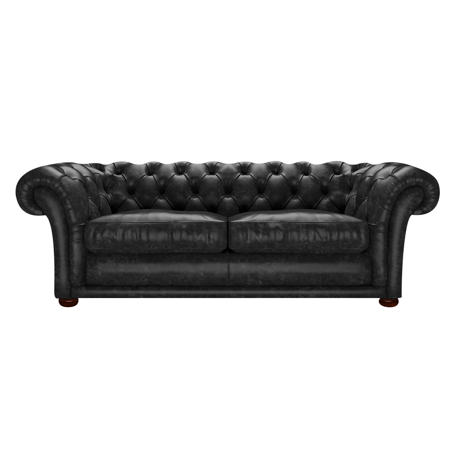 Shakespeare 3 Sits Chesterfield Soffa Etna Black