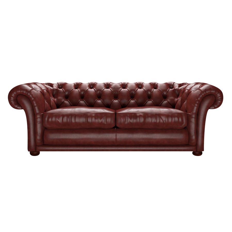 Shakespeare 3 Sits Chesterfield Soffa Old English Chestnut