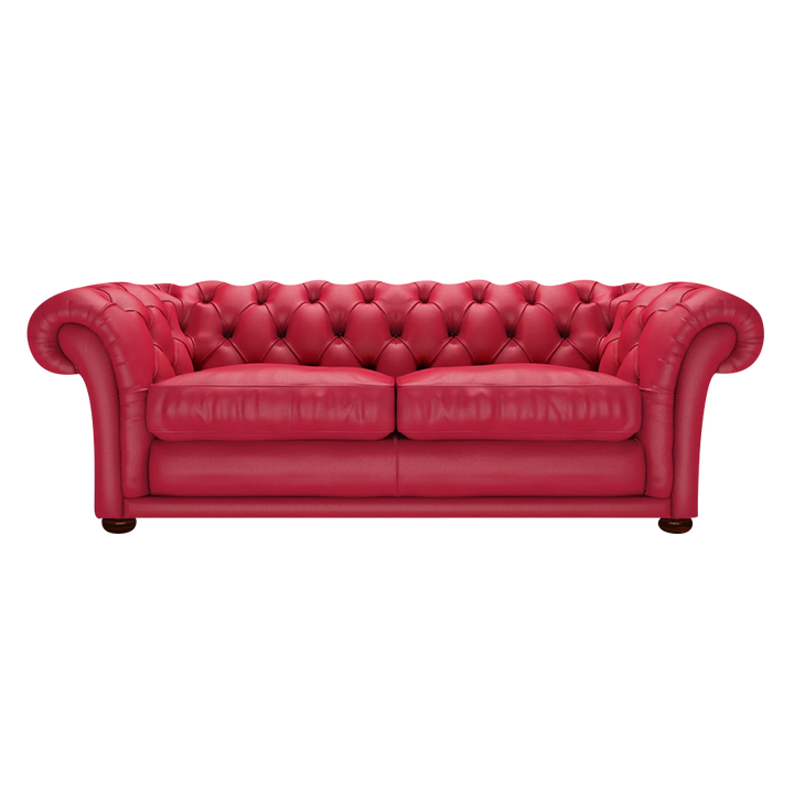 Shakespeare 3 Sits Chesterfield Soffa Shelly Flame Red