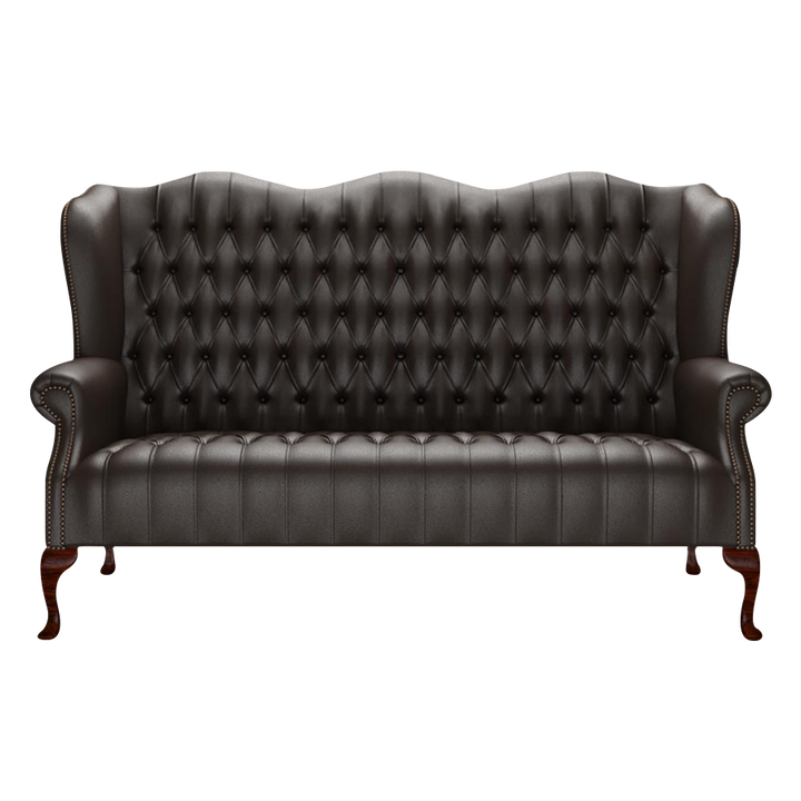 Wade 3 Sits Chesterfield Soffa Birch Brown