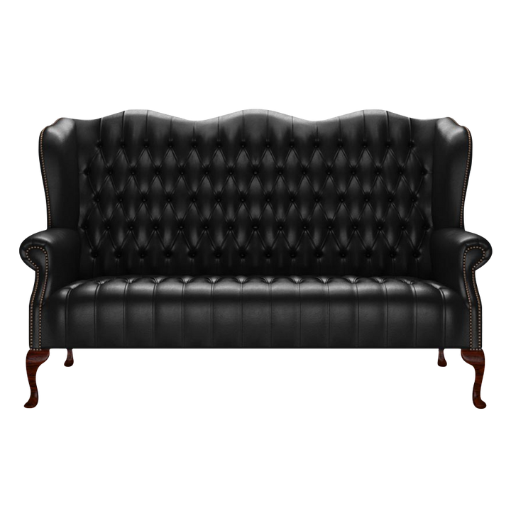 Wade 3 Sits Chesterfield Soffa Old English Black