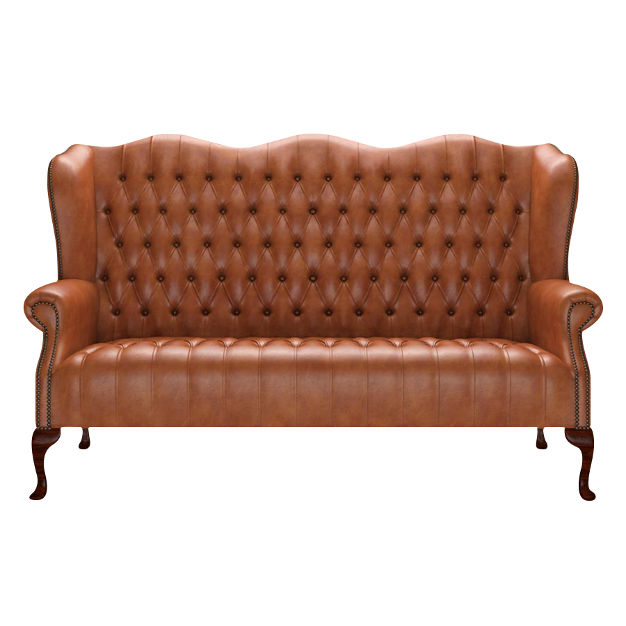 Wade 3 Sits Chesterfield Soffa Old English Bruciato