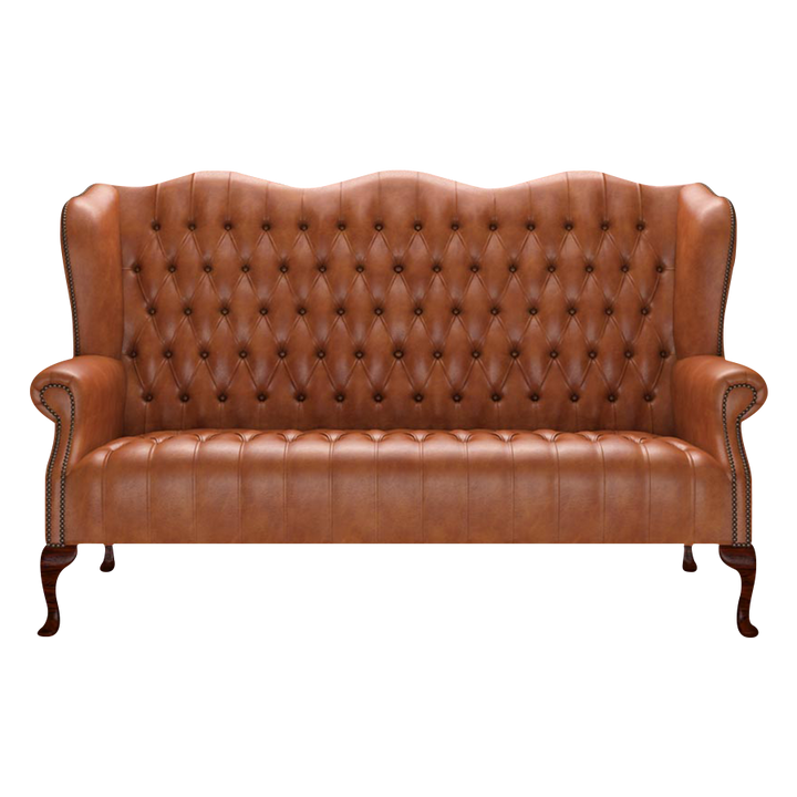 Wade 3 Sits Chesterfield Soffa Old English Bruciato