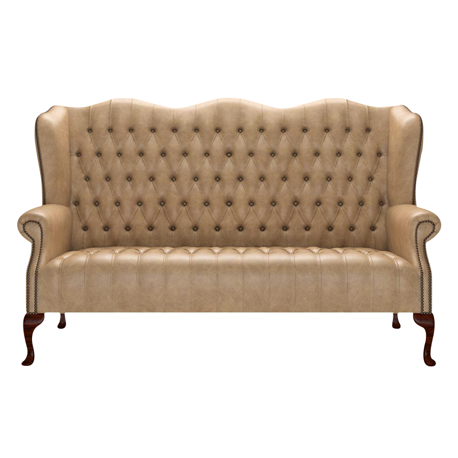 Wade 3 Sits Chesterfield Soffa Old English Parchment