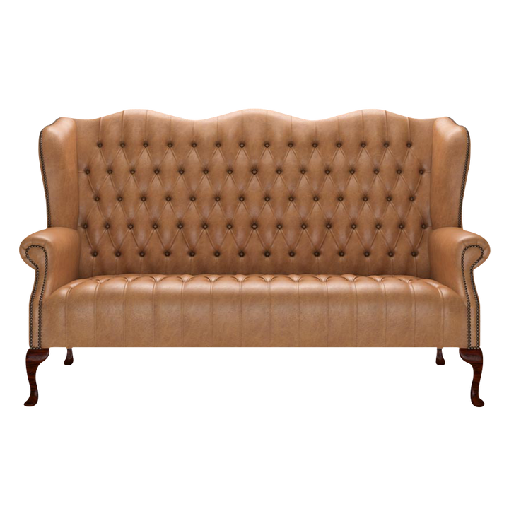 Wade 3 Sits Chesterfield Soffa Old English Tan