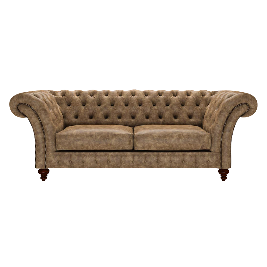 Wordsworth 3 Sits Chesterfield Soffa Etna Camel