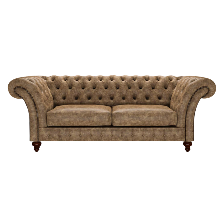Wordsworth 3 Sits Chesterfield Soffa Etna Camel