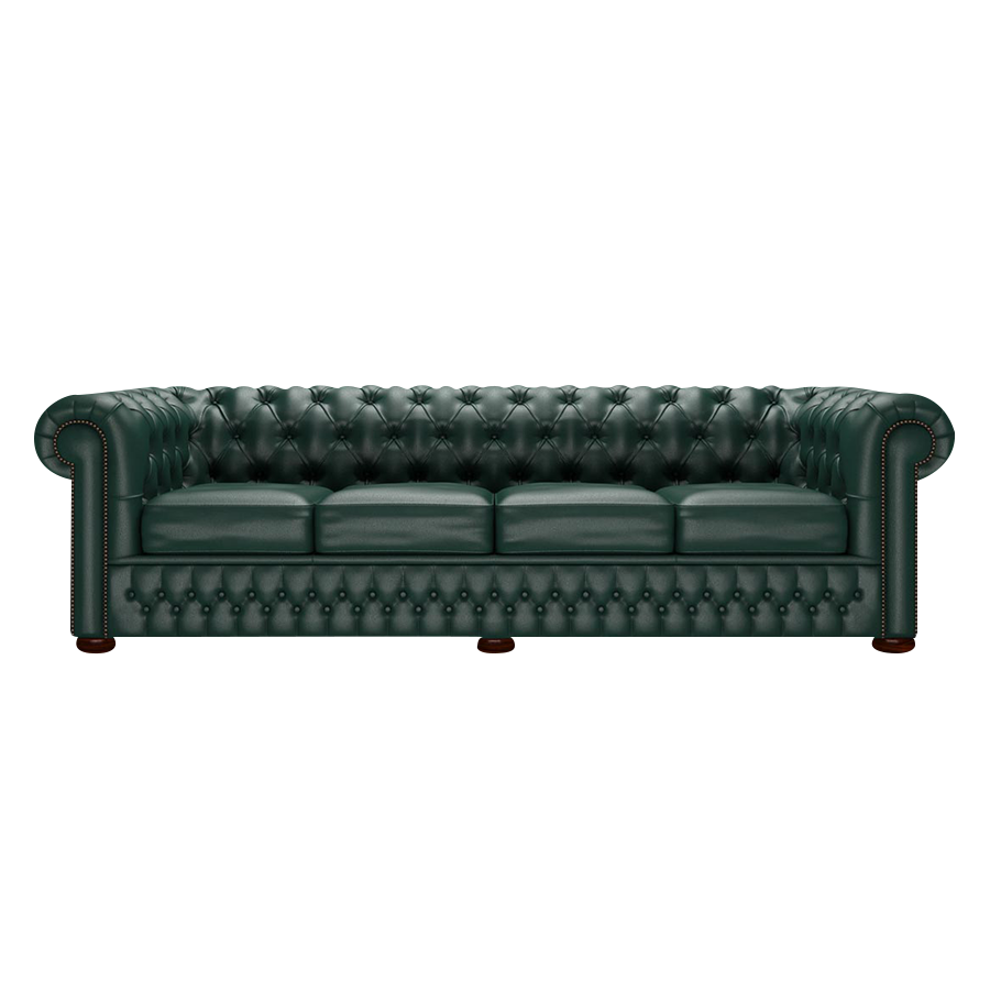 Classic 4 Sits Chesterfield Soffa Birch Forest Green