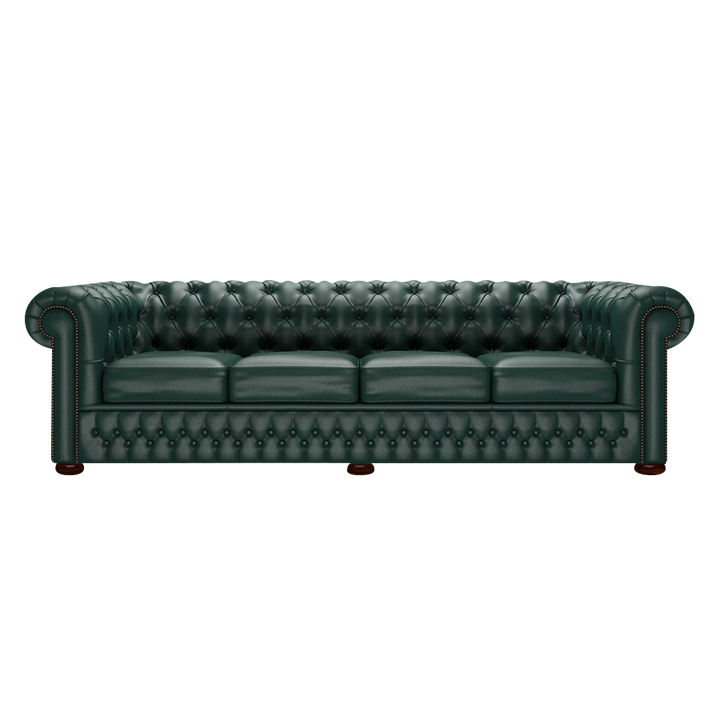 Classic 4 Sits Chesterfield Soffa Birch Forest Green