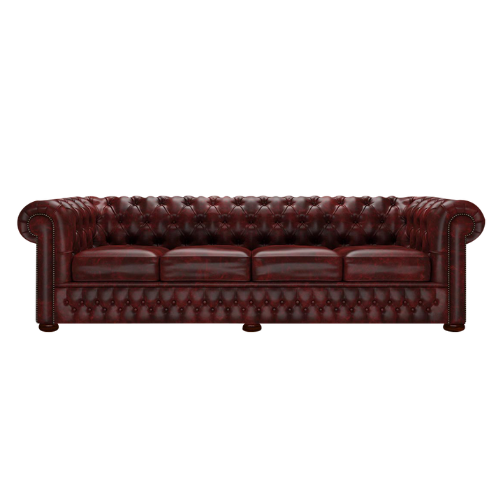 Classic 4 Sits Chesterfield Soffa Etna Red