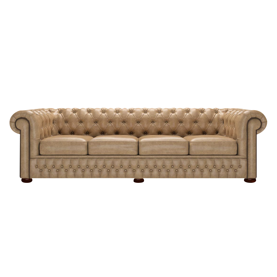 Classic 4 Sits Chesterfield Soffa Old English Parchment
