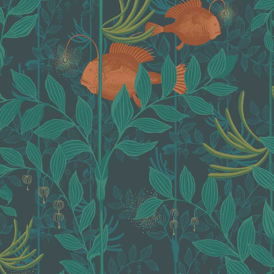 Cole and Son Tapet Nautilus Dark Green