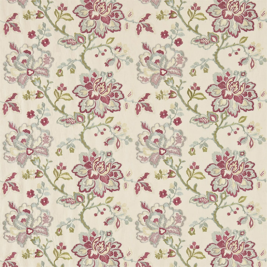 Sanderson Tyg Angelique Rose Aqua