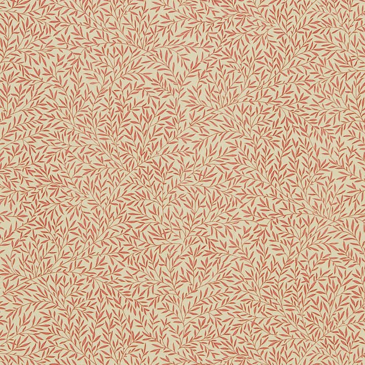 Morris and Co Tyg Lily Leaf Red