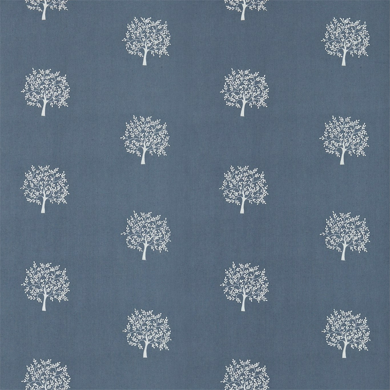 Lataa kuva Galleria-katseluun, Morris and Co Tyg Woodland Tree Grey Blue Ivory
