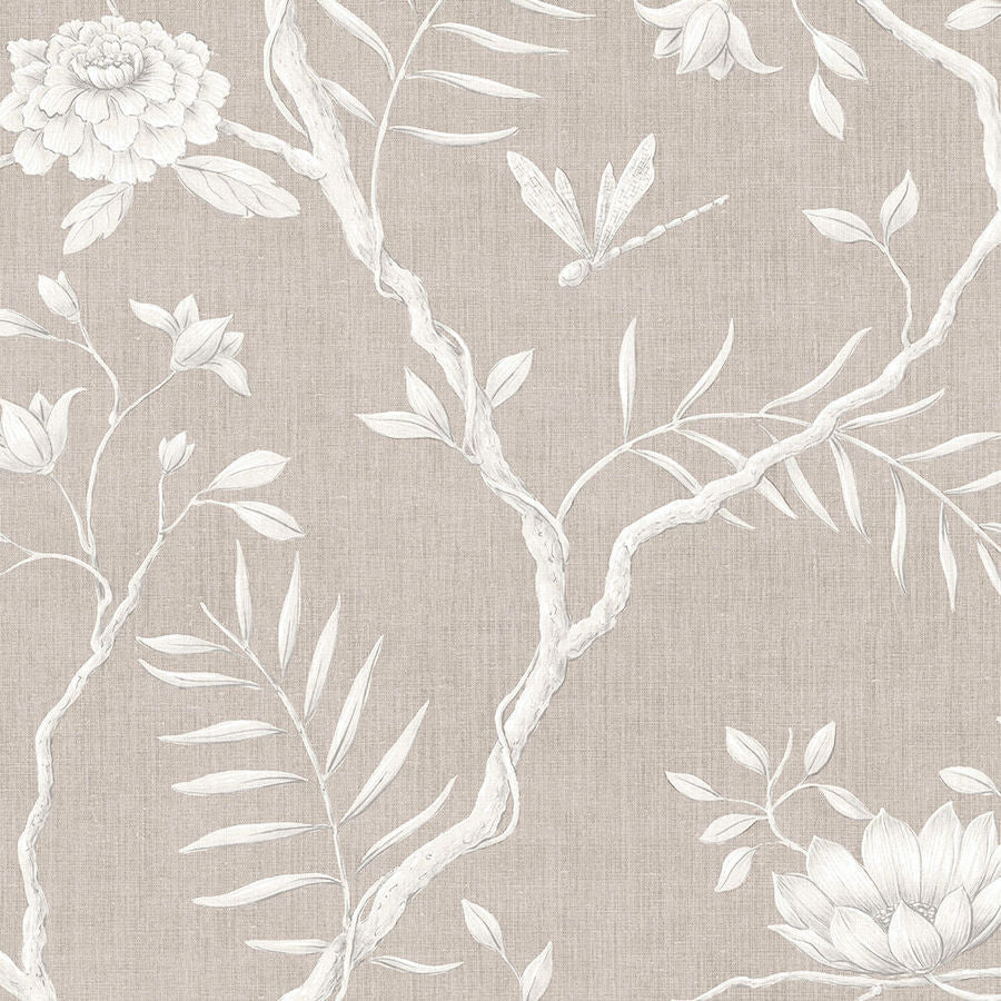Lewis and Wood Tapet Jasper Peony Almond